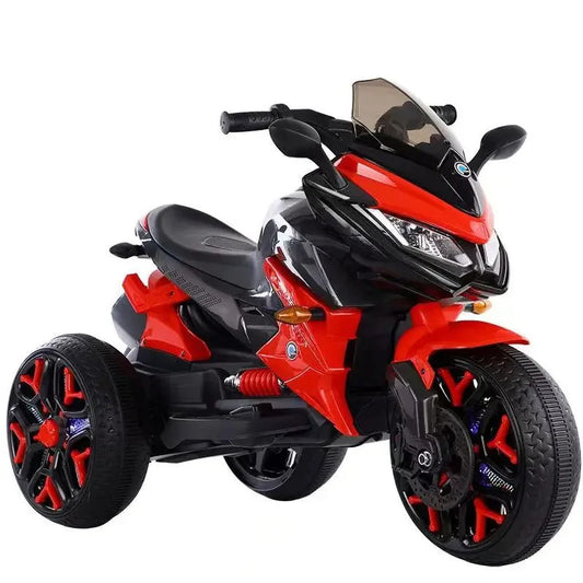 Motocicleta Electrica cu Acumulator Pentru Copii, 2 motoare, 12V varsta 2-7 ani, Cu Sunete si Lumini Led