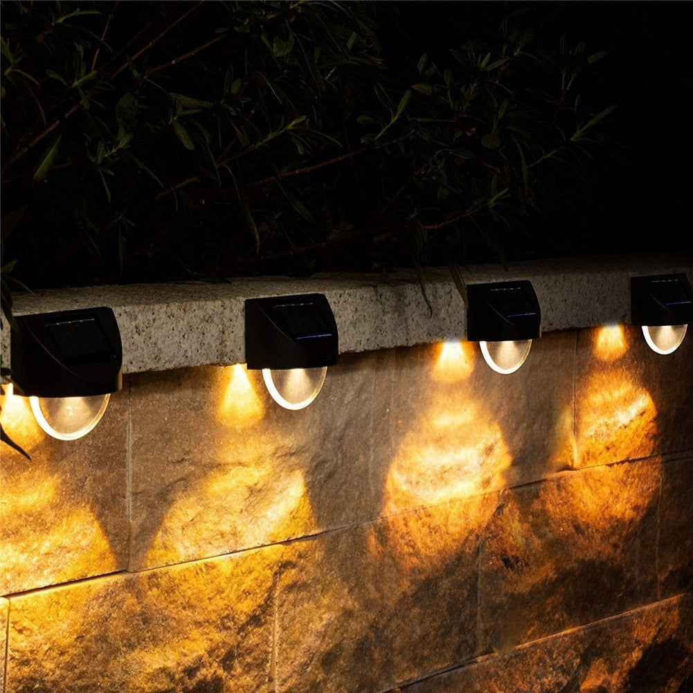 Aplica Solara LED , Rezistenta la apa, IP65, pentru grădină, casa, balcon, terasa- ALB Cald