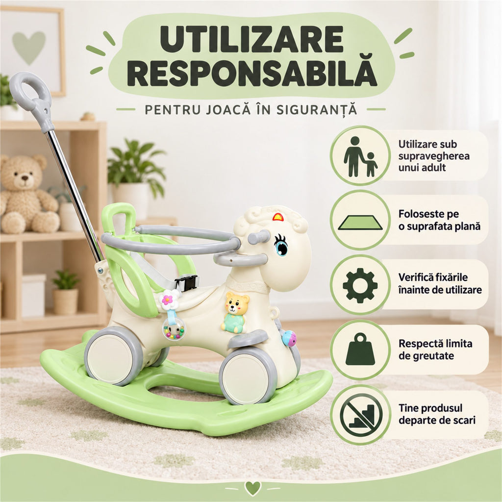 Detaliu balansoar verde