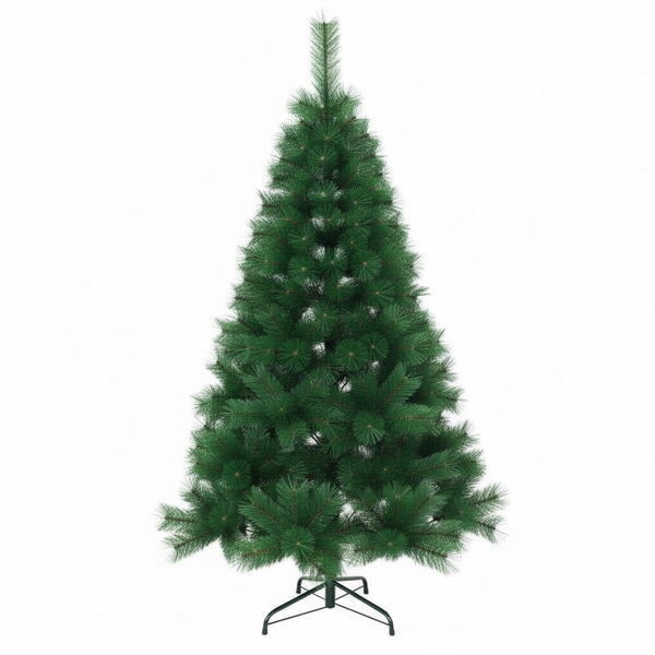 Brad artificial 180 cm, vârfuri 3D, suport metalic inclus