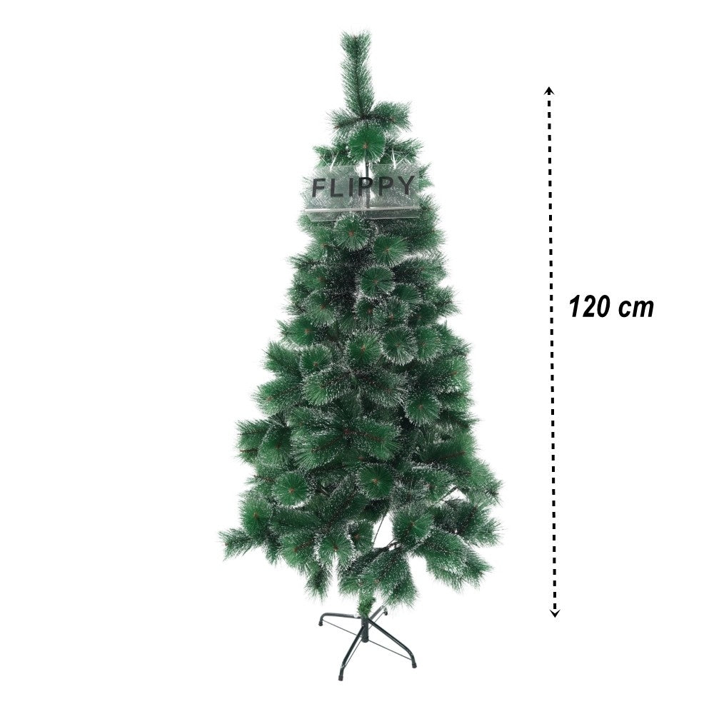 Brad artificial tip nins, 120 cm , suport metalic inclus