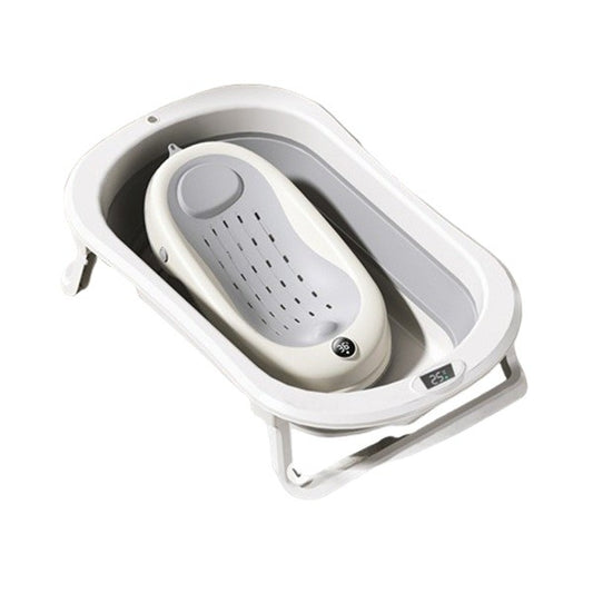 Cada de baie pliabila cu suport , indicator de temperatura , 0-8 ani , 45 L