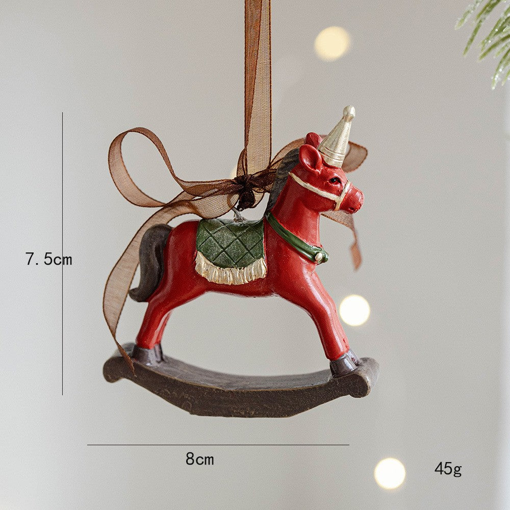 Decorațiune de Crăciun, pentru Brad, Model Căluț