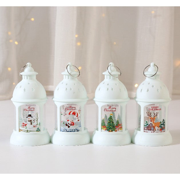 Decorațiune de Crăciun, Model Sfeșnic de Birou, Mos Craciun