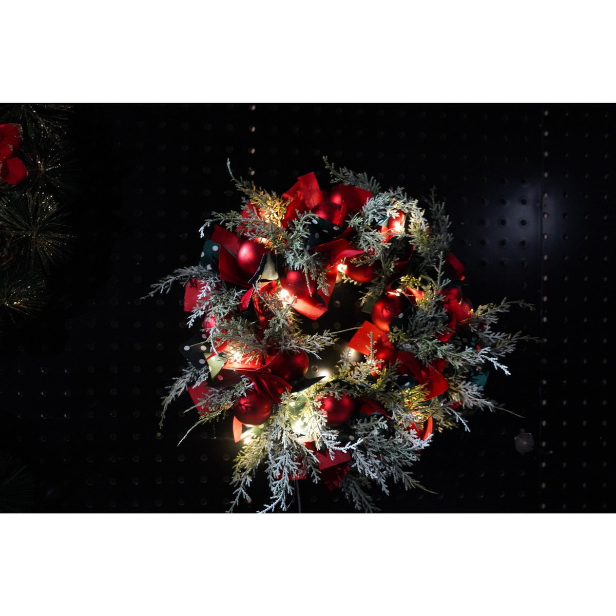Coroniță de Crăciun decorată  pentru ușa, 40 cm