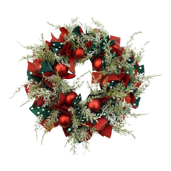 Coroniță de Crăciun decorată  pentru ușa, 40 cm