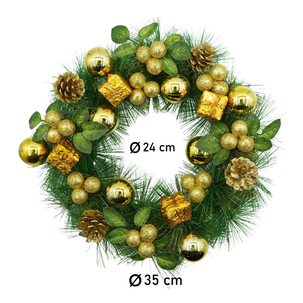 Coroniță de Crăciun pentru ușa , 35 cm