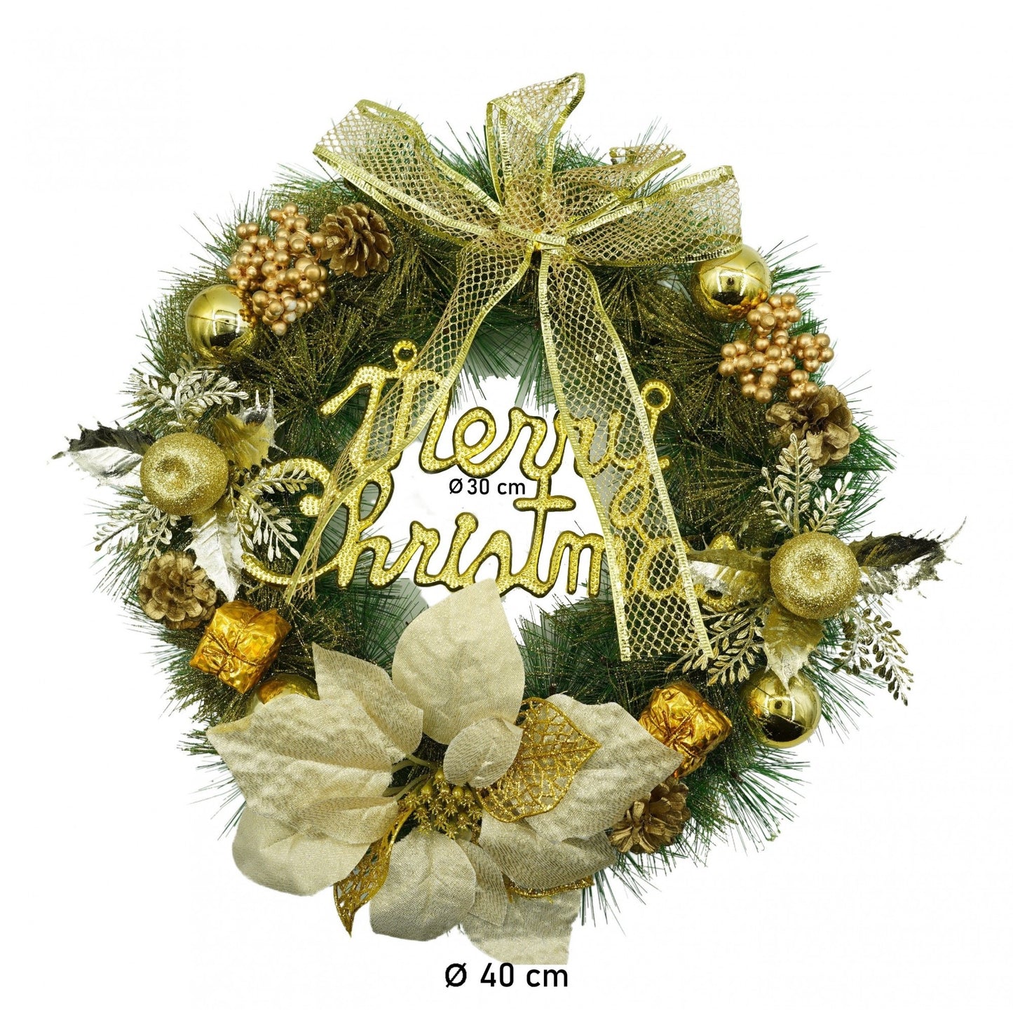 Coroniță de Crăciun pentru ușa, 40cm