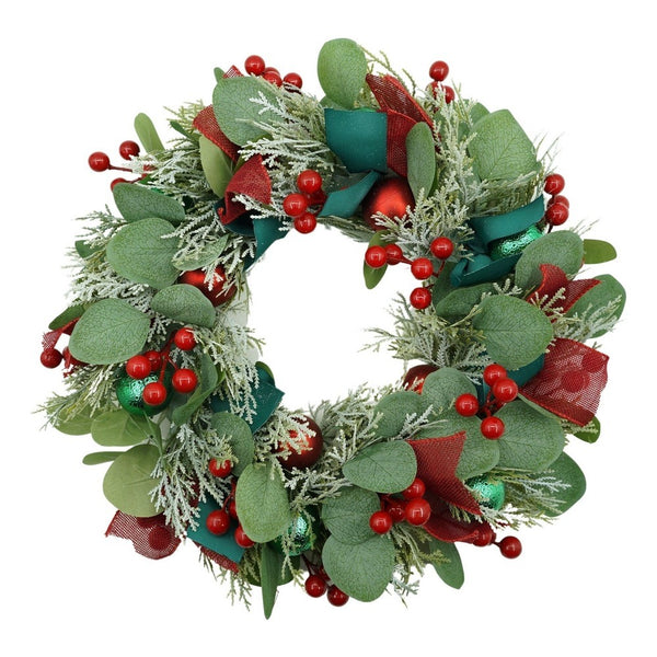 Coroniță Crăciun pentru ușa decorată, 40 cm