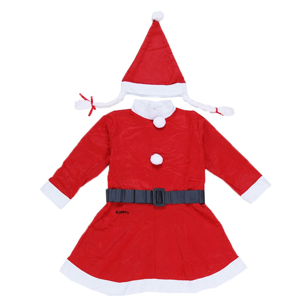 Costum craciunita pentru fete, 1-12 ani , 3 piese Polar