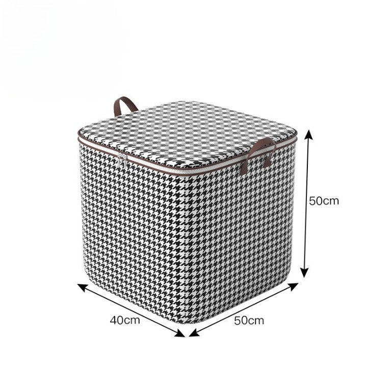 Cutie de depozitare cu fermoar - Pliabilă, cu mâner întărit și fermoar rezistent  40x50x50 cm 100L