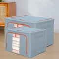 Cutie de depozitare pliabila cu fermoar 66L material textil 50x40x33cm BLEO