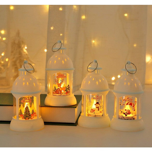 Decorațiune de Crăciun, Model Sfeșnic de Birou, Om de Zăpadă