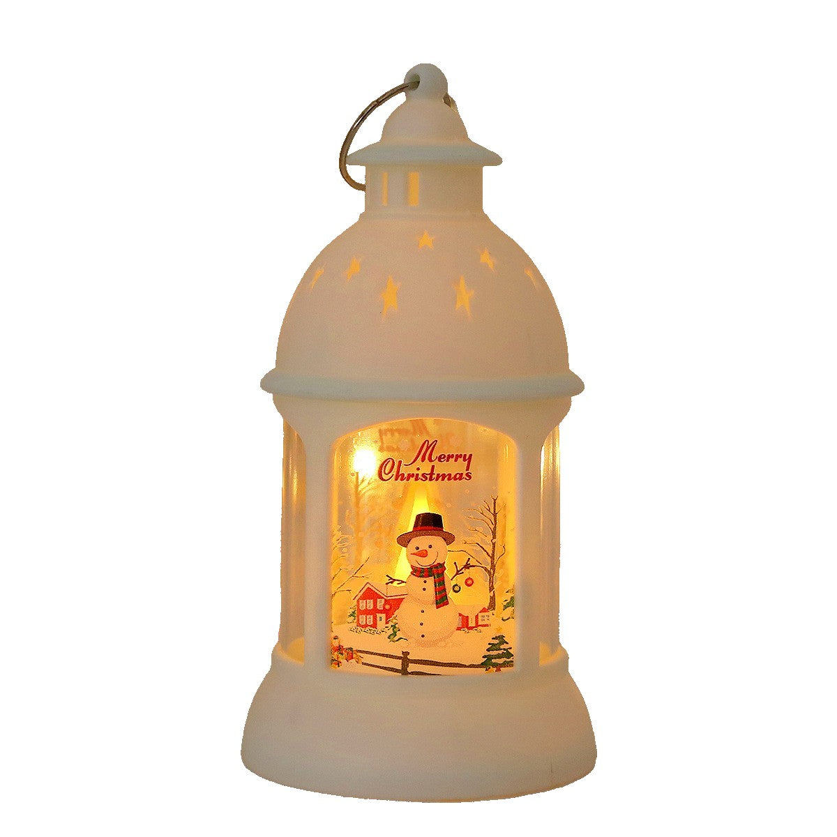 Decorațiune de Crăciun, Model Sfeșnic de Birou, Om de Zăpadă