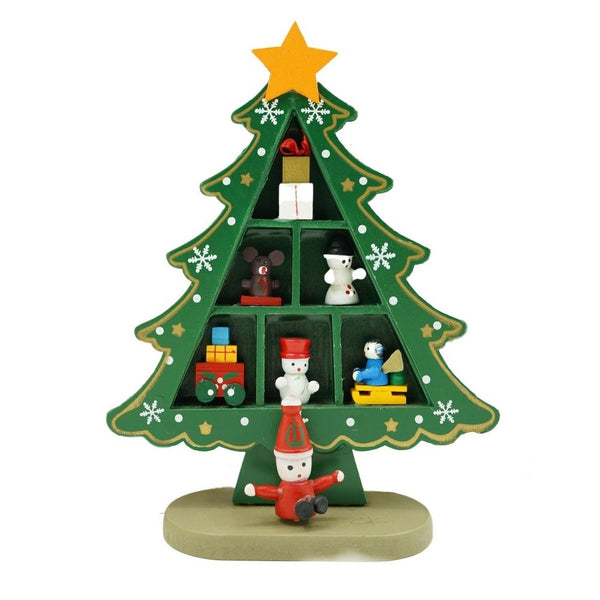 Decorațiune Crăciun , model Brad verde , 18 cm