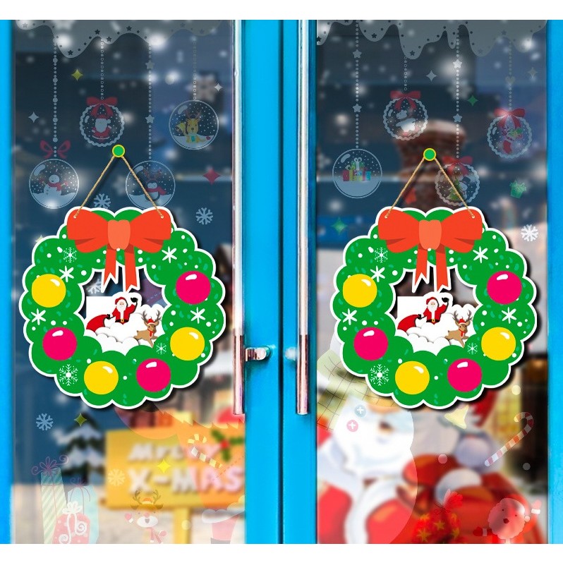 Decorațiune de Crăciun, Tip Coroniță, pentru Ușă sau Perete