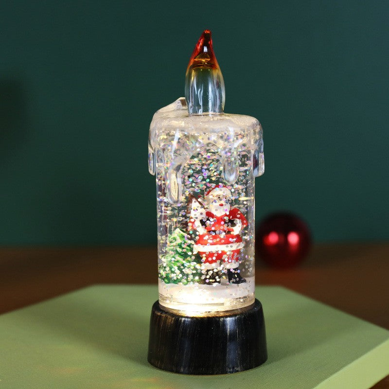 Decoratiune de Craciun tip Lumanare, Lumanare de Cristal