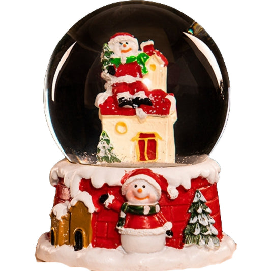 Decorațiune Crăciun - Glob cu zăpadă , 4.5 cm