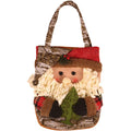 Geantă pentru Cadouri de Crăciun, Model Moș Crăciun, Decor Festiv, 46 x 23 x 2 cm, Multicolor