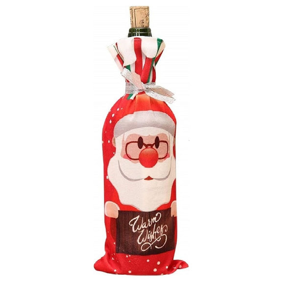 Husa de Crăciun pentru Sticla de Vin