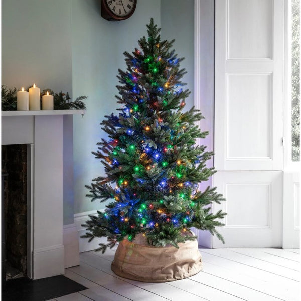 Instalație Crăciun liniara, 16m , 200 LED, 8 jocuri de lumini, Lumina Multicolora