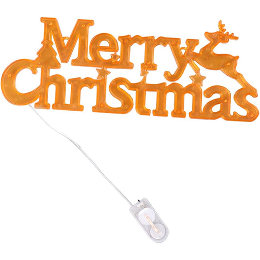 Instalație LED de Crăciun Litere 3D "Merry Christmas", Alb Cald