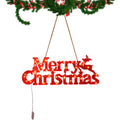Instalație LED de Crăciun , Litere 3D "Merry Christmas"