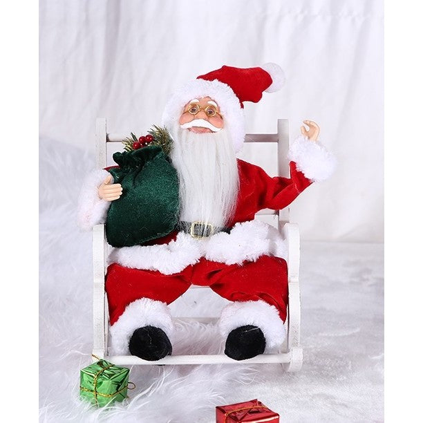 Figurina Decorativă model Moș Crăciun, 30cm