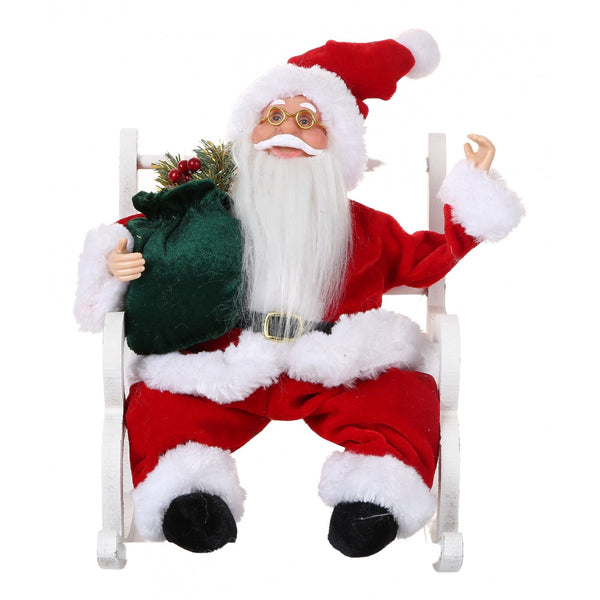 Figurina Decorativă model Moș Crăciun, 30cm