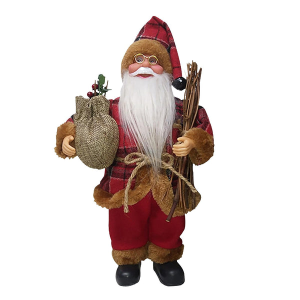 Jucărie Decorativă, Moș Crăciun, Asezat cu Surcele