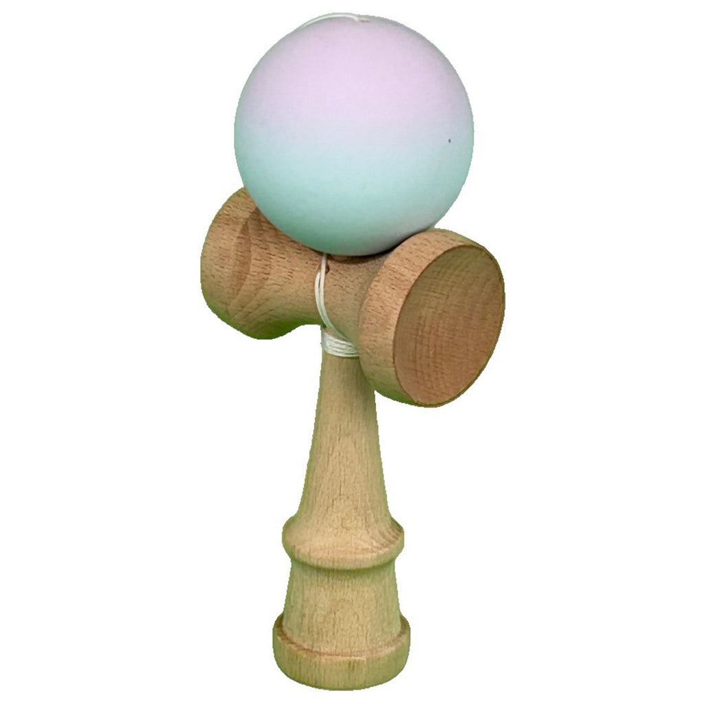 Jucărie KENDAMA din Lemn, 18 cm Gradient Lila-Turcoaz