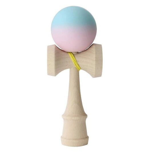 Jucărie KENDAMA din Lemn, 18 cm Gradient Albastru-Lila