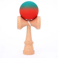 Jucărie KENDAMA din Lemn, 18 cm Gradient Roșu-Verde