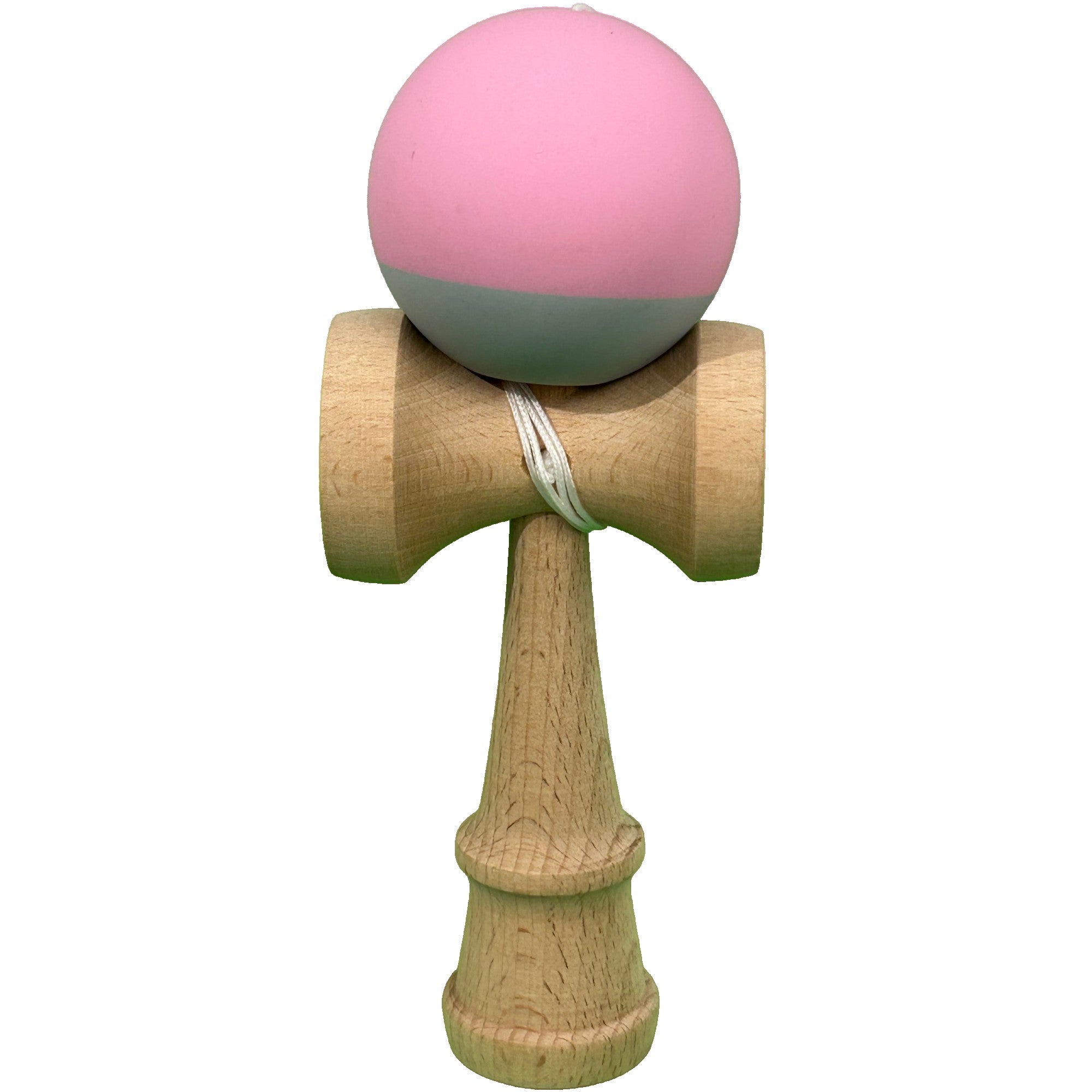 Jucărie KENDAMA din Lemn, 18 cm Bicolor  Roz-Gri