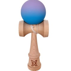 Jucărie KENDAMA din Lemn, 18 cm Gradient Violet-Albastru