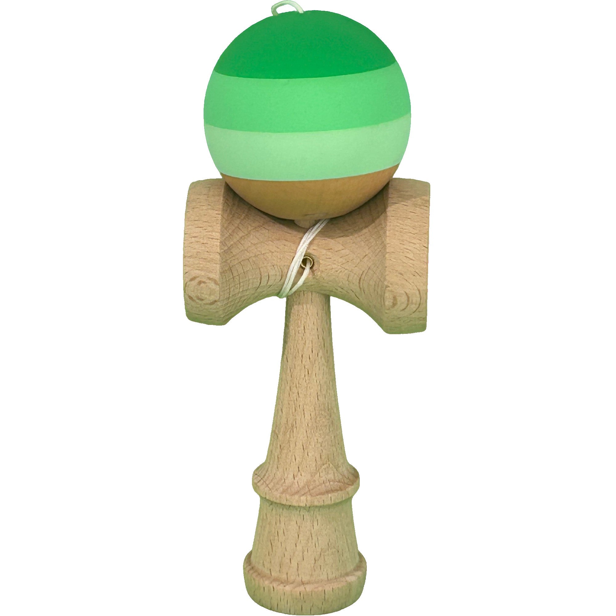 Jucărie KENDAMA din Lemn, 18 cm Multicolor Verde 3 nuanțe