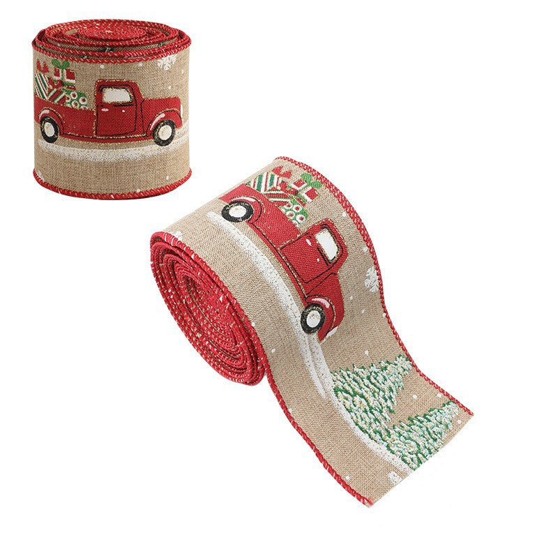 Panglica Decorativa pentru Craciun, Ornament pentru Brad de Craciun