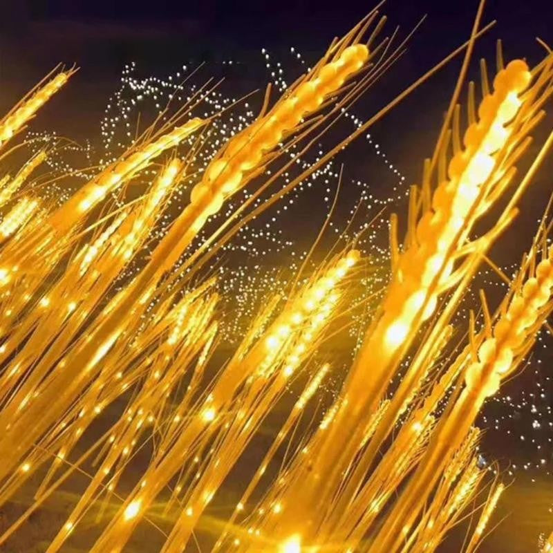 Set 6 Lampi Solare LED tip Spic de Grau , inaltime 80cm pentru grădină