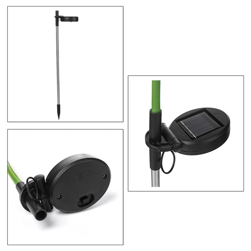 Set 6 Lampi Solare LED tip Spic de Grau , inaltime 80cm pentru grădină