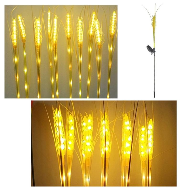 Set 6 Lampi Solare LED tip Spic de Grau , inaltime 80cm pentru grădină