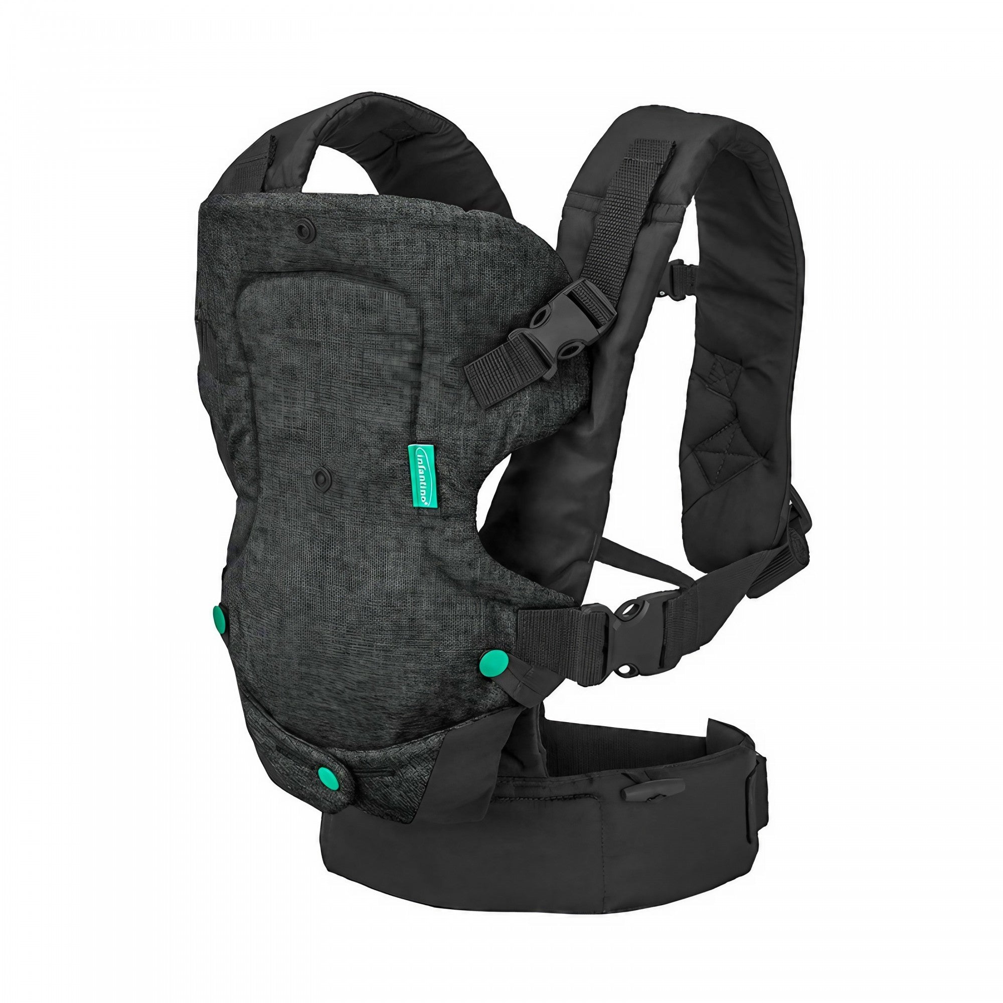MARSUPIU ERGONOMIC, 4 IN 1, MULTIFUNCTIONAL, 4 POZITII, 6-36 LUNI, 3.5KG - 15 KG, NEGRU