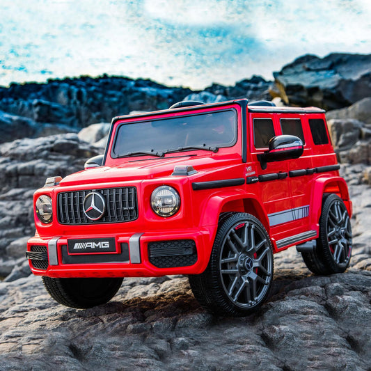Masinuta electrica cu telecomanda, Mercedes-Benz AMG G63, 12V, varsta 3-7 ani