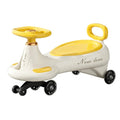 MASINUTA, 1-8 ANI, ROTIRE 360 GRADE, ANTI-RASTURNARE, ROTI SILENTIOASE, IMPINGERE, BLUETOOTH, 66 X 32 X 37 CM, Galben