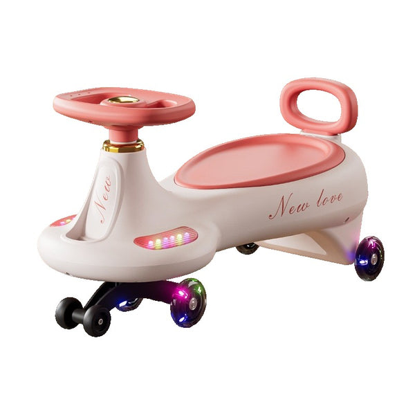 MASINUTA, 1-8 ANI, ROTIRE 360 GRADE, ANTI-RASTURNARE, ROTI SILENTIOASE, IMPINGERE, BLUETOOTH, 66 X 32 X 37 CM, Roz