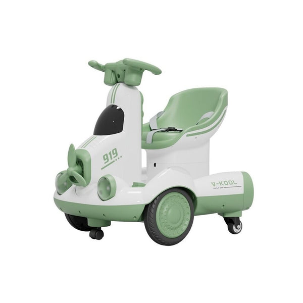 Mașinuță Electrică pentru Copii, cu Telecomandă, Lumini LED și Muzică, +2 Ani, Înălțime Reglabilă