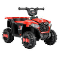 Atv cu acumulator, sistem anti-rasturnare, sistem de lumini si sunet, 2-5 ani, 70 x 43 x 48 cm, rosu