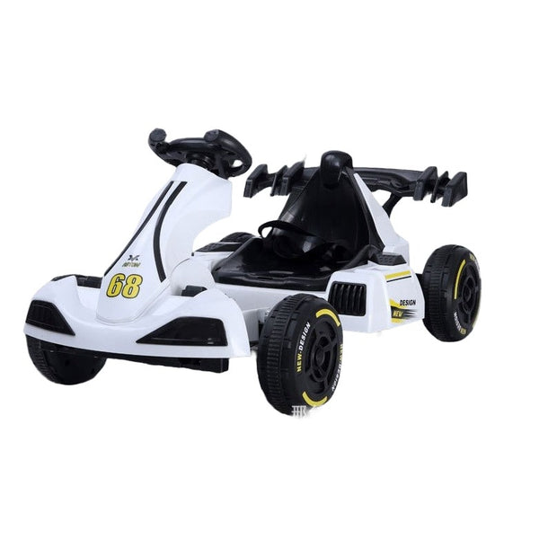 Mașinuța Electrica tip Kara pentru copii intre 4-12 ani cu telecomanda , dimensiune reglabilă , 2 viteze, sistem de lumini si sunet