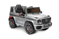 Masinuta Electrica Mercedes AMG G63, Pentru Copii 3-9 ani, Gri, Cu Telecomanda 12V