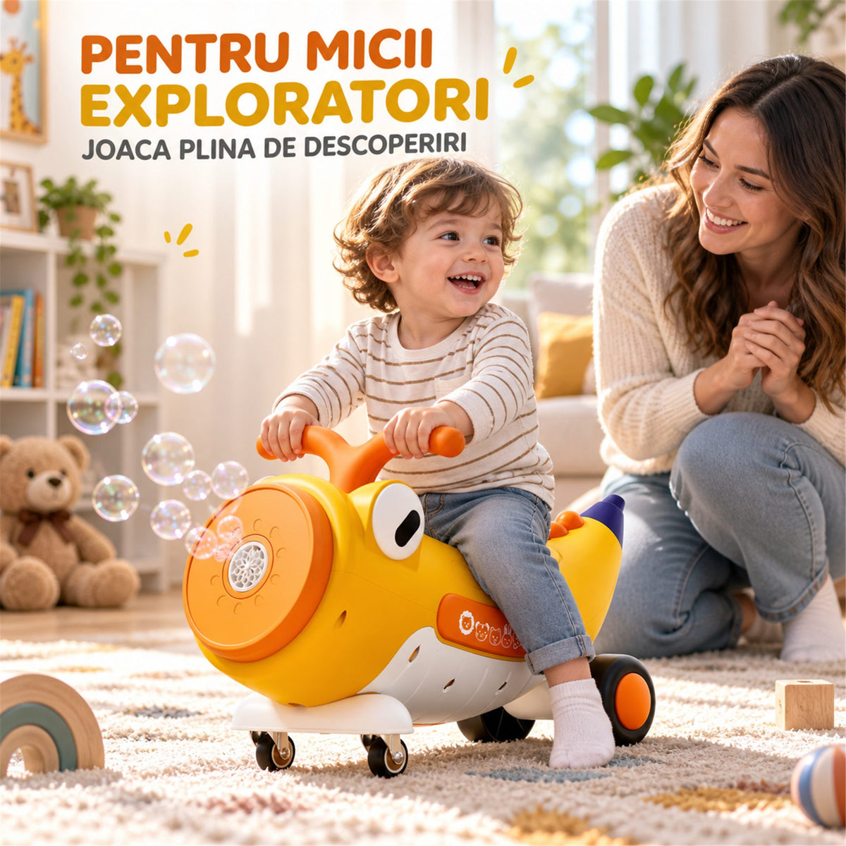 Masinuta Ride-On Pentru Copii 2-4 ani