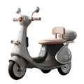 Motocicletă Electrică cu 3 Roți, cu Acumulator Reîncărcabil, Gri